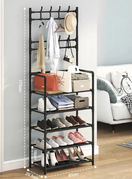 PERCHERO ZAPATERO 5 NIVELES